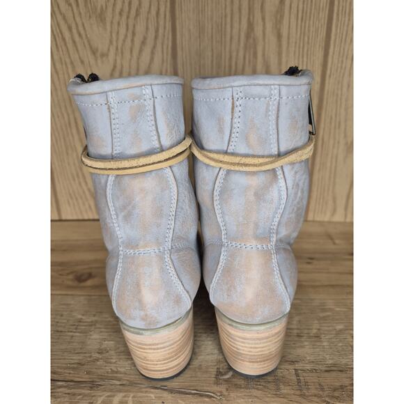 Freebird Cavalier Boots Antique Grey Size 9 Brand New Stacked Heel Leather... - Picture 15 of 16